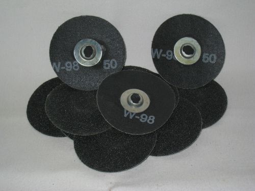 3&#034;- quick change sanding disc type s-50 grit a.o.-25 pcs. for sale