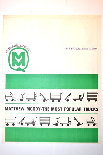 Matthew moody -  most popular trucks brochure #rr1008 dollies ladders skids cart for sale