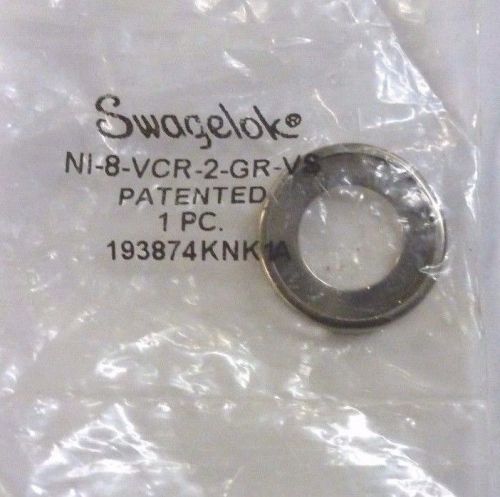 Swagelok/cajon nickel vcr face seal fitting1/2&#034; unplated gasket ni-8-vcr-2-gr-vs for sale