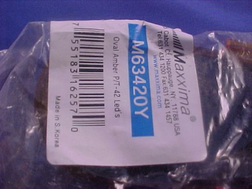 MAXXIMA M63420Y AMBER park clearance Auxiliary turn LED LIGHT