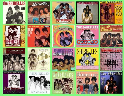 THE SHIRELLES RECORD ALBUMS,  20 PHOTO FRIDGE MAGNETS