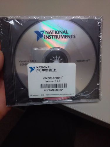 NATIONAL INSTRUMENTS 500866C-00  CD FIELDPOINT Version  3.0.1  brand new