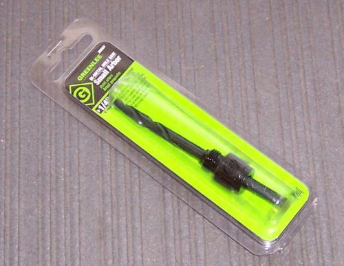Greenlee 38507 Round Shank with Three Flat Arbor for 9/16 to 1-3/16-Inch Hole Sa