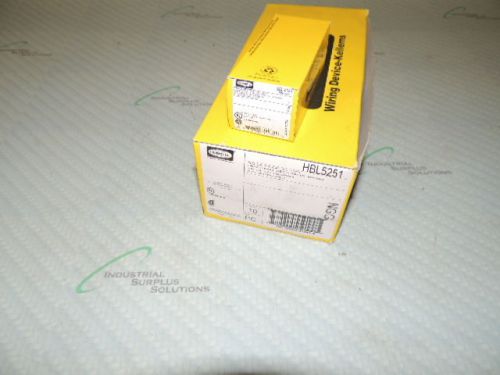 HUBBELL HBL5251 BROWN SINGLE RECEPTACLE 15A 120V