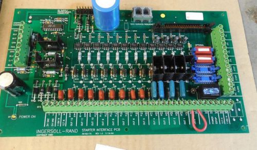 INGERSOLL RAND STARTER INTERFACE PCB CIRCUIT BOARD CARD 39182175 REV. 1