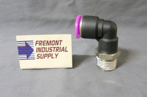 One touch push in fitting male elbow 90 1/8 od tubing x 1/4&#034; npt for sale