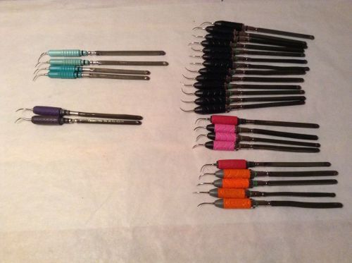 HU-FRIEDY DENTSPLY CAVITRON SCALER TIPS LARGE QUANTITY 28 FOR PARTS OR REPAIR