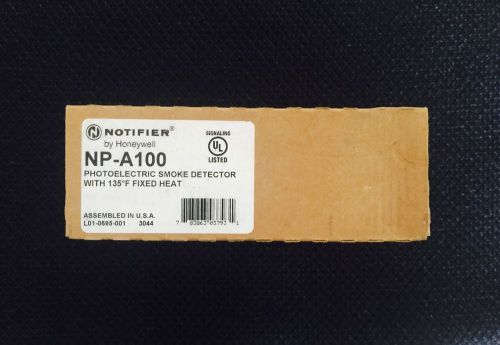 100% NEW NOTIFIER NP-A100 PHOTOELECTRI SMOKE DETECTOR FREE SHIPPING THE SAME DAY