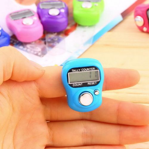 2PCS LCD Electronic Digital Golf Finger Hand Ring Tally Stroke Counter
