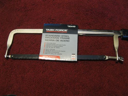 Task Force Standard steel hacksaw frame and blade.