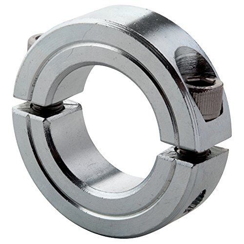 Climax Metal Products 2C-162-Z Two-Piece Clamping Shaft Collar, Mild Steel, Zinc