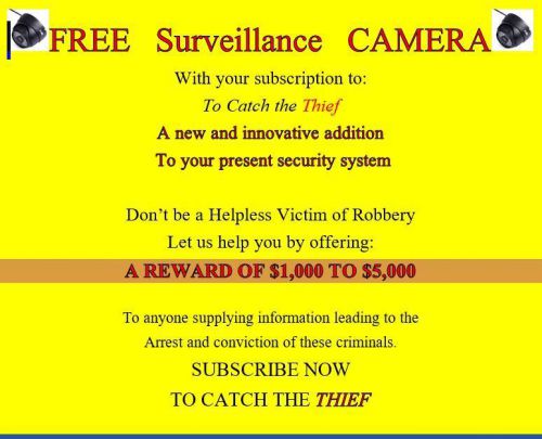 Surveillance cameras and alarm systems for business &amp; home for sale