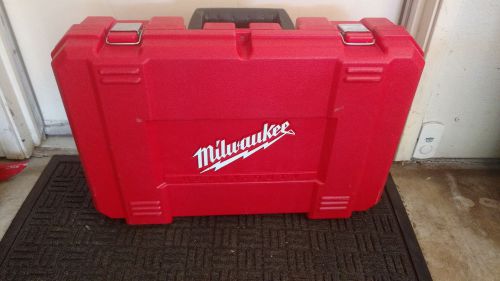MILWAUKEE HARD PLASTIC CASE ONLY 0822- 20 0824-2 HAMMER 1/2&#034; DRIVE DRILL