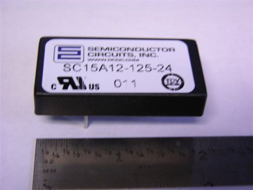 Semiconductor Circuits SC15A12-125-24 18-36VDCin 12VDCOut 1250mA DC/DC Converter