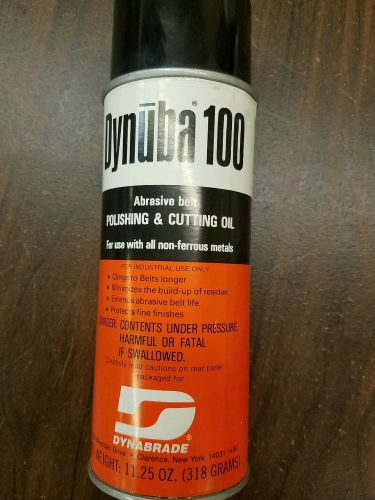 Dynabrade dynuba 100 abrasive belt lubricant 11.25 oz aerosol can for sale