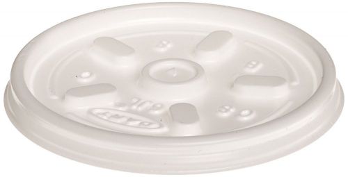 Dart 6jl plastic lids, for 6oz hot/cold foam cups, vented, (case of 1000) for sale