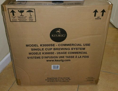 Keurig K3000SE Commercial Coffee Brewer -BRAND  NEW IN BOX - Replaces B3000SE