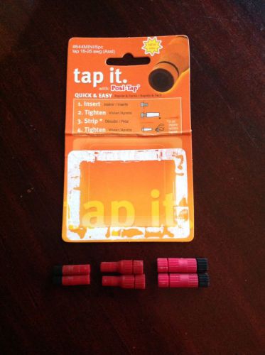 Tap It with: Posi-Tap #644MINI/6pc Tap 18-26 AWG Assorted Reusable No-Crimp Asst