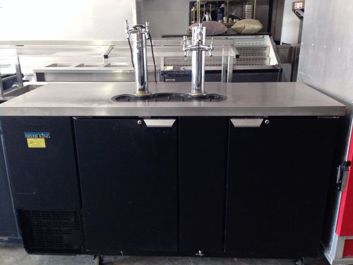 Silver king draft beer cooler skdd2 great shape! 2 tap w/ 6 lines! kegerator!!! for sale