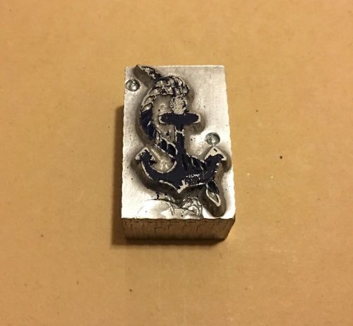 Anchor foil stamping die - nautical - howard hot foil stamp machine dies for sale