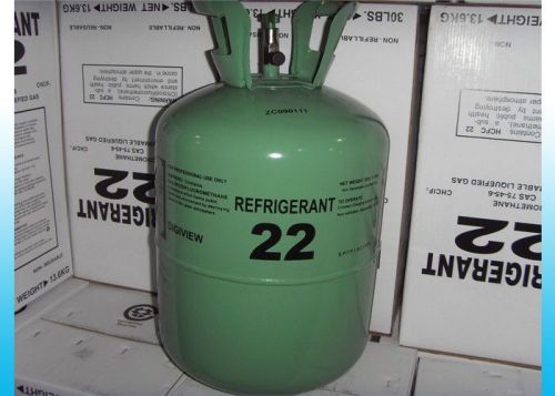 Refrigerant Freon R-22 FULL 30 lb Cylinder Tank Jug Sealed In Box R22