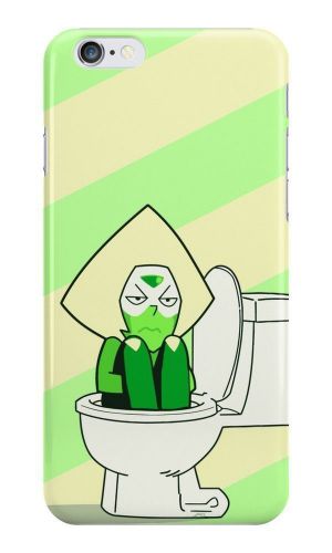 New Funny Peridot In The Toilet SM Cover For iPhone 5 5s 5c 6 6s 6+ 6s+ Case