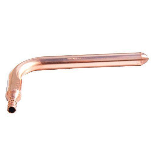 SharkBite 23069 3/8&#034; Inlet x 1/2&#034; Copper Stub-Out 90-Degree Elbow, 6&#034;