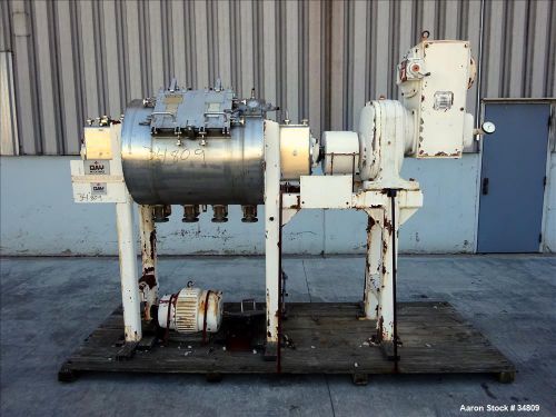 Unused- J.H. Day T-15 Turbulent Mixer. 304 Stainless steel in product zone with
