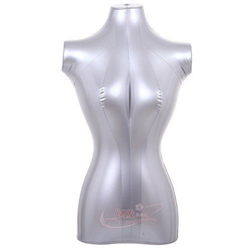 Great Deal Happy New Female 3/4 Form Inflatable Mannequin Torso Dummy Model