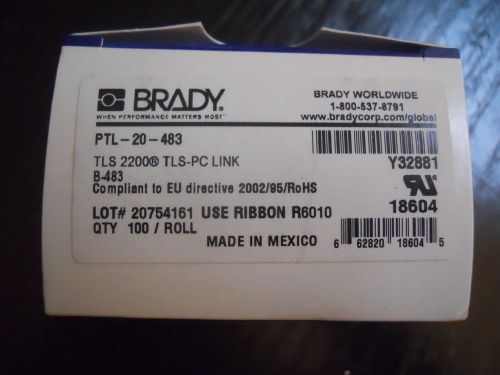Brady label ptl 20-483   3 boxes for sale