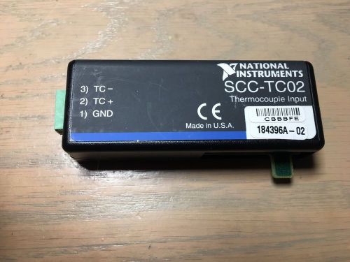 NI National Instruments SCC-TC02 Thermocouple Input Module