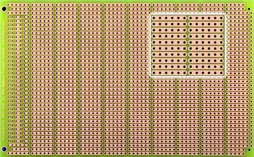 Busboard prototype systems pr3u protoboard-6h-3u, 6-hole strips, 1 sided pcb, for sale