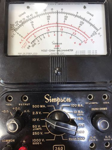 Simpson 260 Series 4 Meter