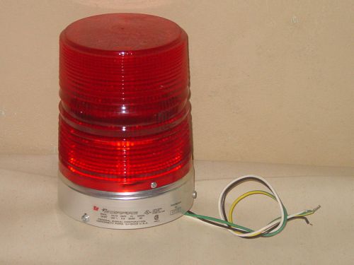 FEDERAL SIGNAL CORPORATION STARFIRE RED STROBE LIGHT MODEL 131ST VERY CLEAN