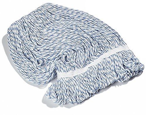 Carlisle 369670B14 Flo-Pac #20 Rayon Cotton Blend Medium Looped-End Mop, 18&#034;