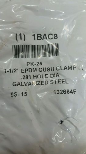 1-1/2 cush clamp (25pcs) for sale
