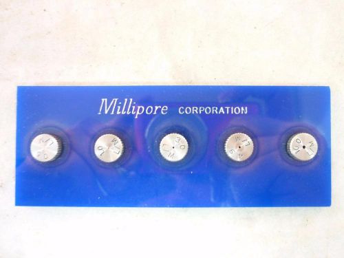 Millipore Corporation 5 Piece Flow-Limiting Orifice Set