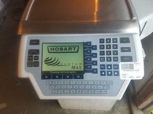 Hobart quantum max ml 029032-bj digital deli grocery scale and thermal printer for sale