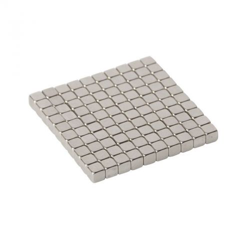 Aleko lot of 100 n35 block neodymium magnets 3x3x3mm for sale