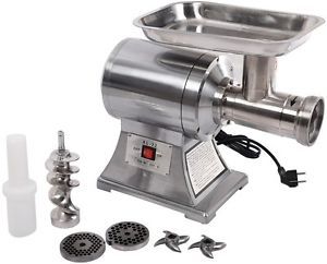 New commercial stainless steel true 1hp electric meat sauage grinder no #12 for sale