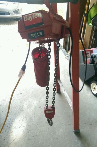 Dayton chain hoist