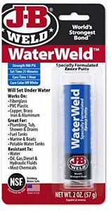 J-B Weld 8277 WaterWeld Underwater Epoxy Putty - 2 Oz