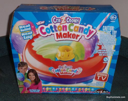 Cra Z Art Cotton Candy Maker Real Cotton Candy Flavored Sugar - GREAT GIFT!