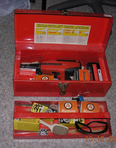 Ramset D60 Powder Actuated Fastening Systems Nail Gun With Case Asseseries