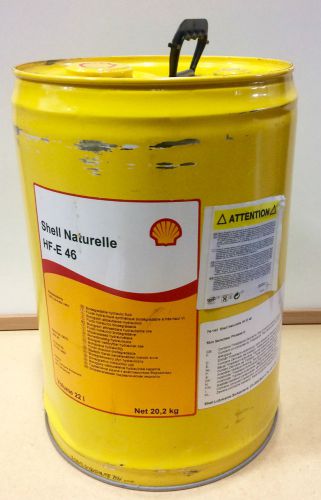 Shell Naturelle HF-E 46 biodegradable hydraulic oil, environmentally friendly