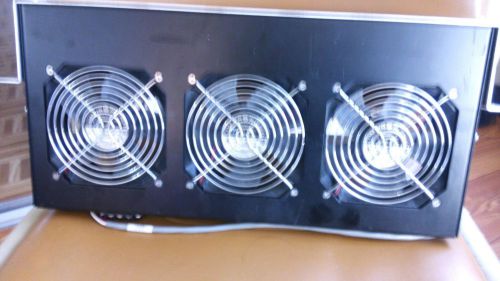 Conair-Rotron. P/N. 039167. 3 Fan Assembly. 48 VDC. Heat Exchangers