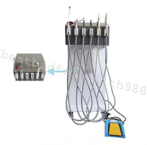 Dental Portable Delivery Units-Control Mobile Cart &amp; Self-contained Compressor