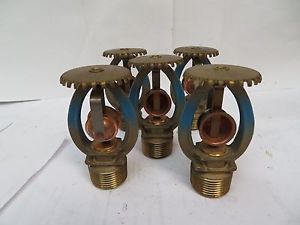 (5) NEW NO NAME COMMERCIAL FIRE SPRINKLER SSU-3 458A  3/4&#034; NPT MALE UL LISTED