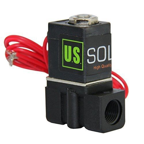 U.s. solid 1/4&#034; electric solenoid valve 120vac air water nbr normally closed for sale