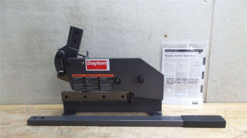 Dayton 13w871 12 in blade 1/2 in cutting cap bench plate shear for sale